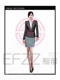 女時尚秋冬職業裝設計圖655