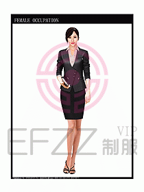 女時尚秋冬職業裝設計圖661