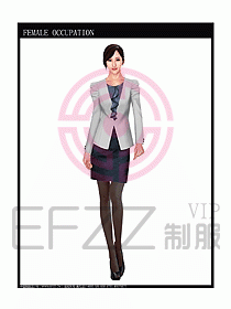 女時尚秋冬職業裝設計圖684