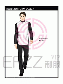 酒店客房服務員制服設計332