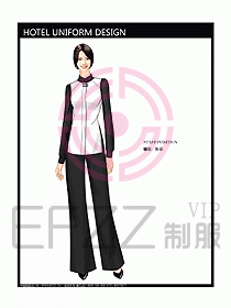 酒店客房服務(wù)員制服設(shè)計334