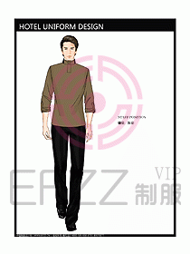 酒店客房服務(wù)員制服設(shè)計(jì)344