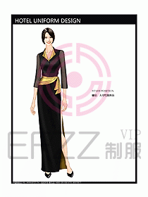 西餐咨客制服設計圖308