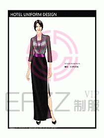 西餐咨客制服設計圖310