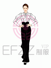 KTV夜總會咨客禮儀服裝178