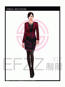 商城營業員服裝設計圖978