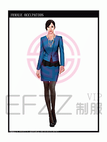 商城營業(yè)員服裝設計圖982