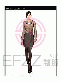商城營業員服裝設計圖983