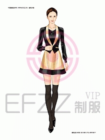 KTV男女服務(wù)員制服設(shè)計(jì)圖239