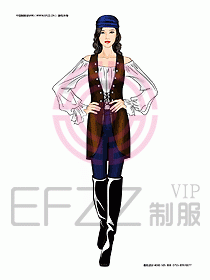 KTV男女服務員制服設計圖261