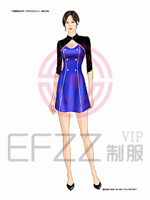 KTV男女服務(wù)員制服設(shè)計(jì)圖267