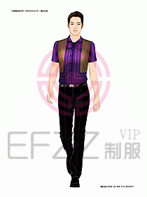 KTV男女服務員制服設計圖360