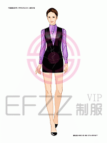 KTV男女服務(wù)員制服設(shè)計(jì)圖369