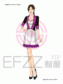KTV男女服務(wù)員制服設(shè)計圖375