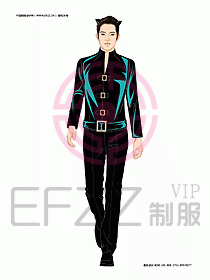 KTV男女服務(wù)員制服設(shè)計(jì)圖402