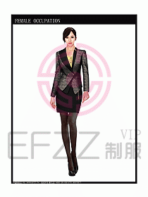 時尚職業女西服設計圖711