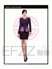 時尚職業女西服設計圖732