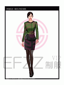 時尚職業(yè)女西服設計圖731