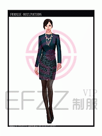 時尚職業女西服設計圖733