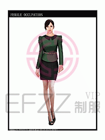 時尚職業女西服設計圖751