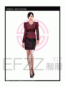 時(shí)尚職業(yè)女西服設(shè)計(jì)圖749