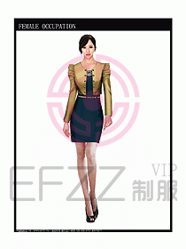 時尚職業女西服設計圖753