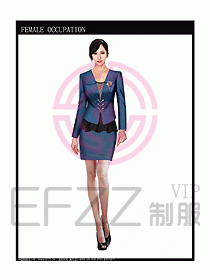 時尚職業女西服設計圖757