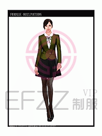 時尚職業女西服設計圖763