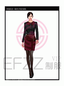 時尚職業女西服設計圖768