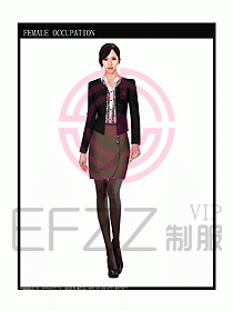 時尚職業女西服設計圖774