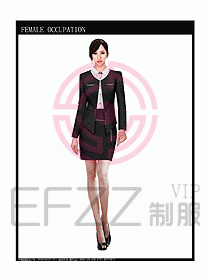 時尚職業(yè)女西服設計圖776