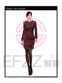時尚職業女西服設計圖811