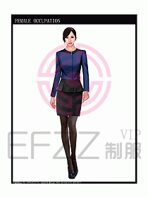 時尚職業女西服設計圖813