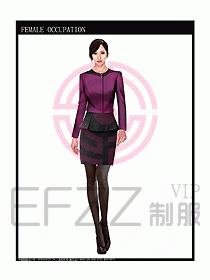 時尚職業女西服設計圖816
