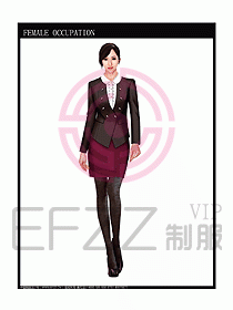 時尚職業女西服設計圖824