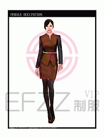時尚職業(yè)女西服設(shè)計圖830