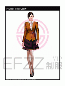 時尚職業女西服設計圖845
