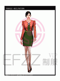 時尚職業(yè)女西服設(shè)計圖842