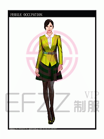 時尚職業(yè)女西服設(shè)計圖851