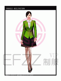 時尚職業女西服設計圖848