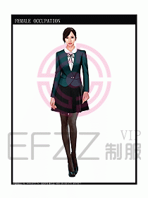 時尚職業女西服設計圖854