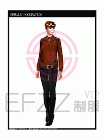 夾克裝保安制服設(shè)計(jì)圖304