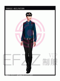 夾克裝保安制服設(shè)計(jì)圖303