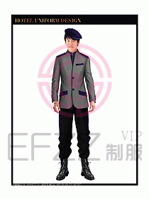 酒店門童制服設計圖745