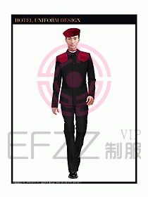 酒店門童制服設(shè)計圖747