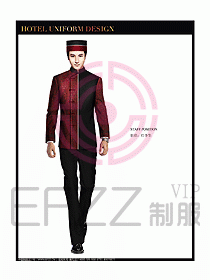 酒店門童制服設計圖758