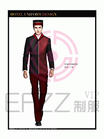 酒店行李生制服設計圖784