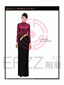 桑拿水療咨客制服設(shè)計(jì)圖285