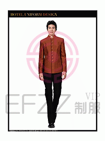 酒店中餐服務(wù)員制服設(shè)計(jì)圖1291