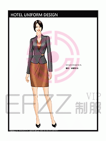 酒店大堂制服設計圖498